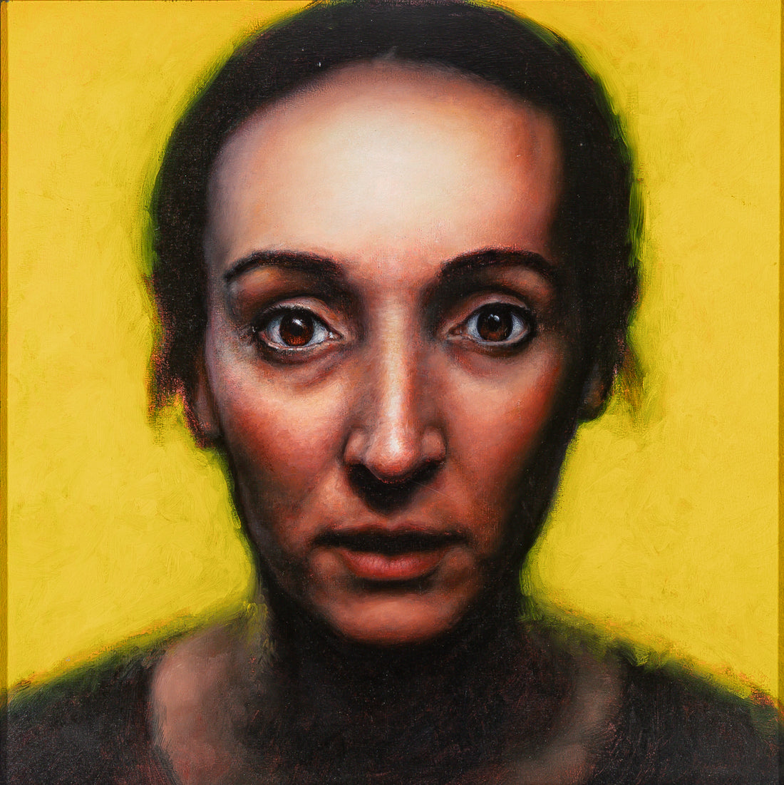 Unknown Artist  - Portrait On Yellow Ground