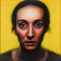 Unknown Artist  - Portrait On Yellow Ground