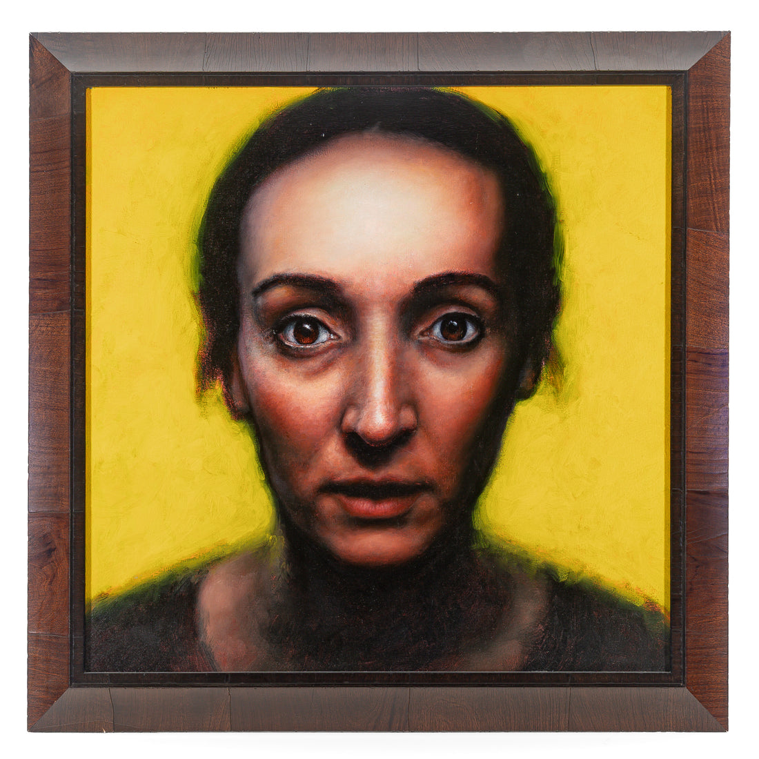 Unknown Artist  - Portrait On Yellow Ground