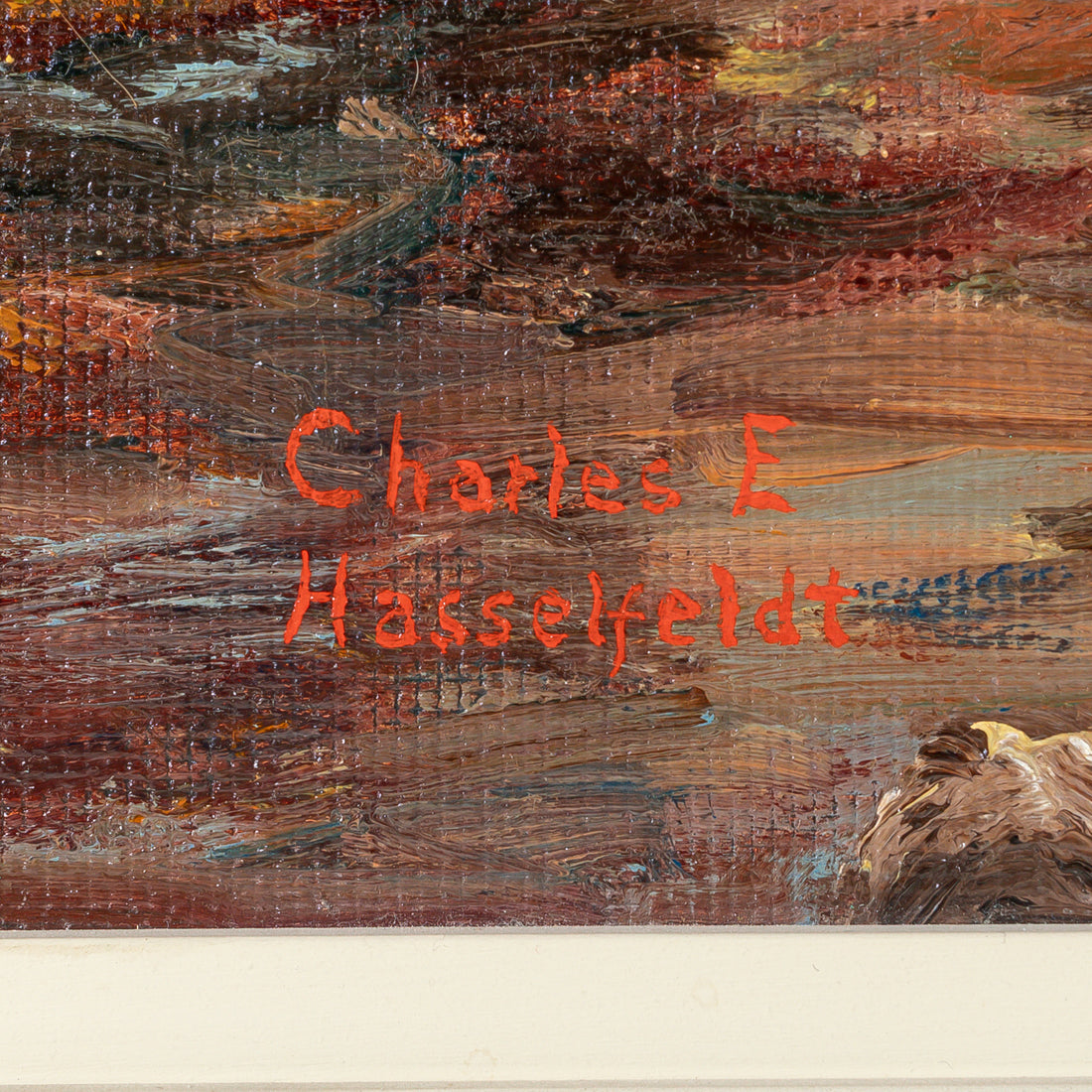 Charles E. Hasselfeldt (Canadian 20thC) "The Valley Creek"