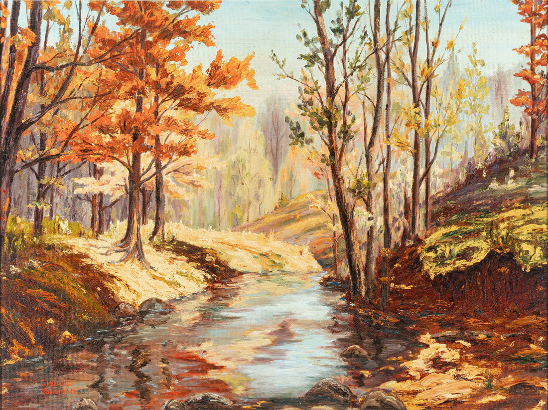 Charles E. Hasselfeldt (Canadian 20thC) "The Valley Creek"
