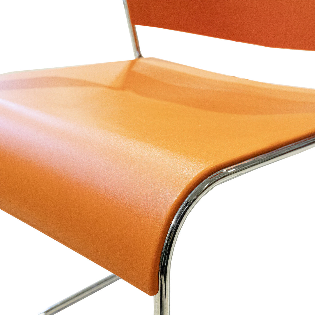 ALL SEATING Tuck Guest Chairs Orange Set of 4