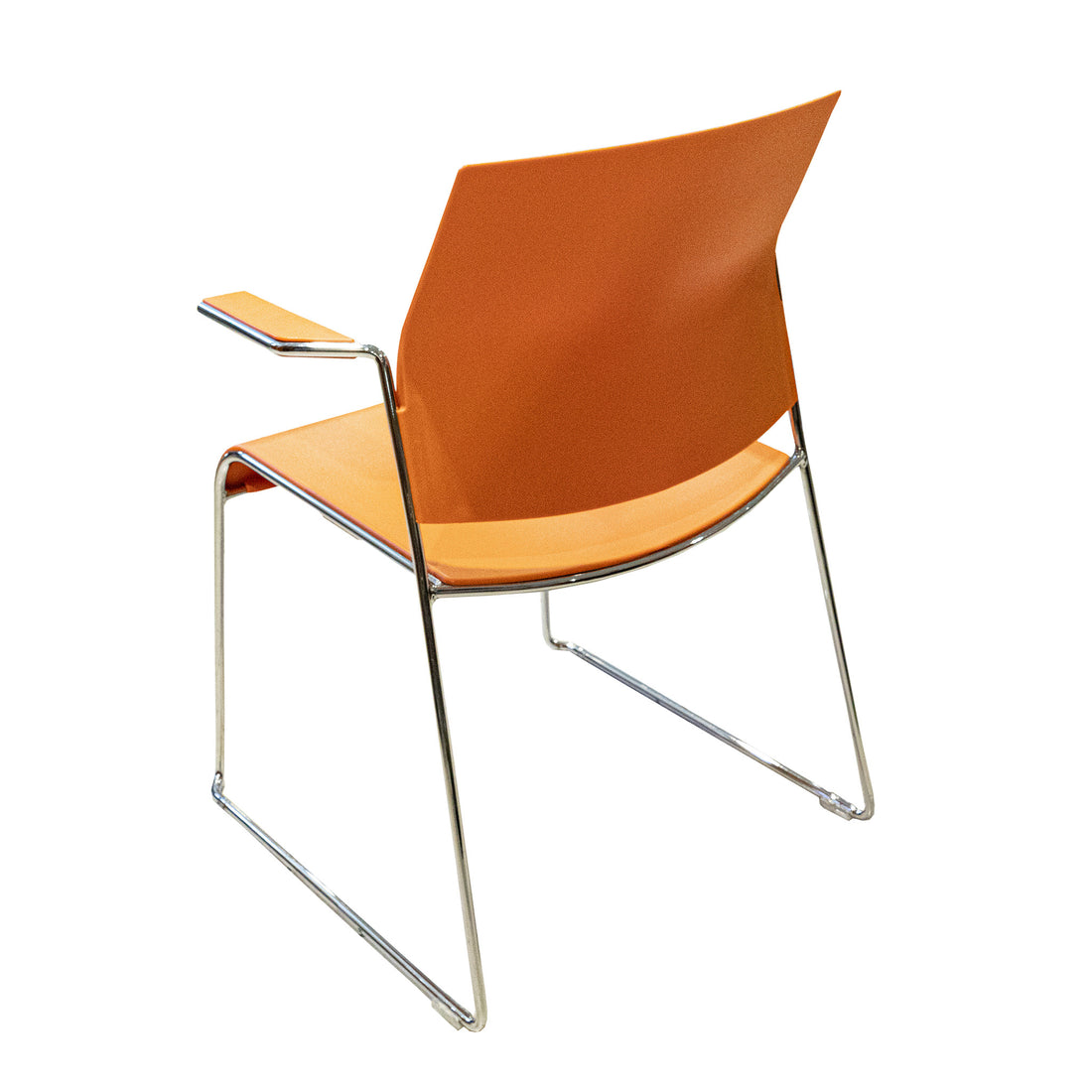 ALL SEATING Tuck Guest Chairs Orange Set of 4