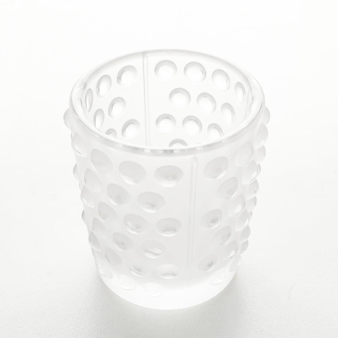 LALIQUE Mossi Clear Votive Candle Holder