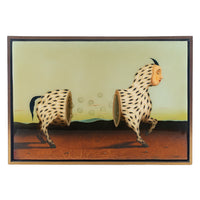 Marcelo Suaznabar (Bolivian-Canadian 1970) Untitled Surreal Bisected Creature With Bubbles