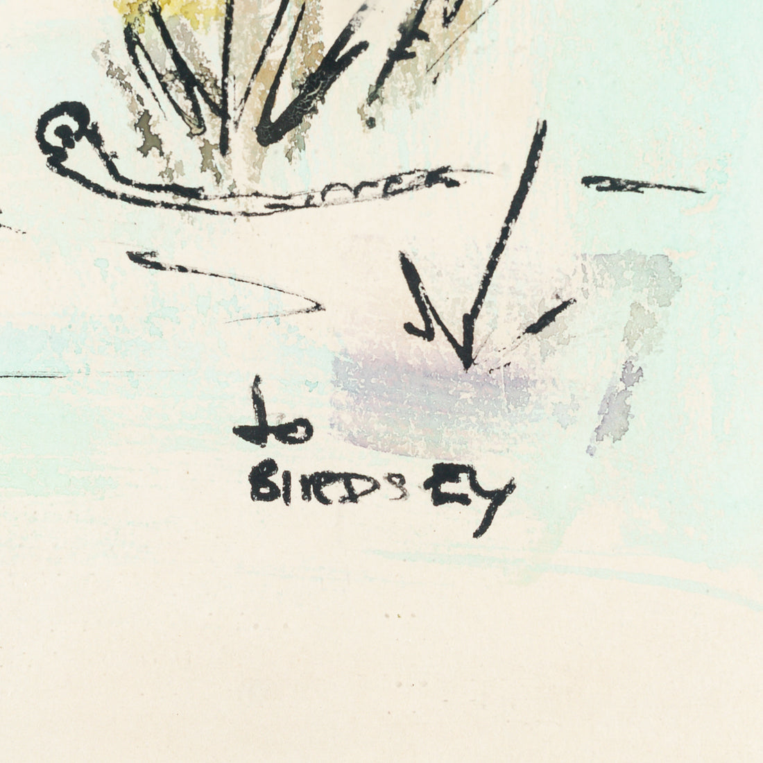 Alfred Birdsey (Bermuda 1912-1996) Hare & Turtle