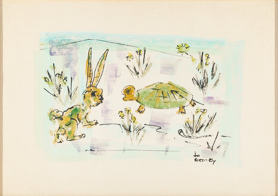 Alfred Birdsey (Bermuda 1912-1996) Hare & Turtle