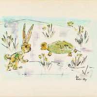 Alfred Birdsey (Bermuda 1912-1996) Hare & Turtle