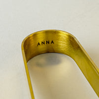 ANNA NEW YORK Heritage Gold Lidded Ice Bucket And Tongs