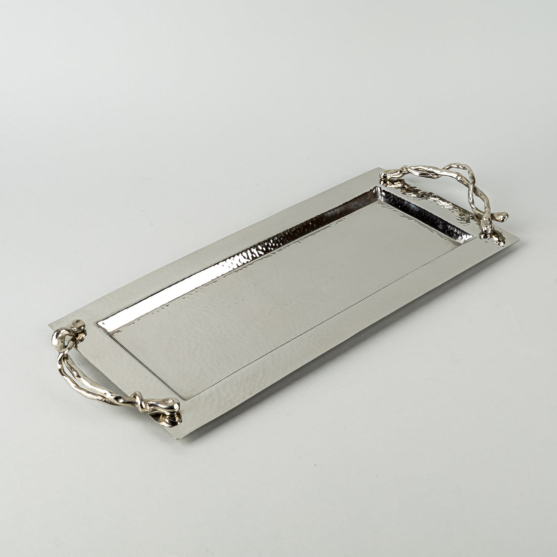 MICHAEL ARAM Wisteria Hammered Stainless Steel Tray