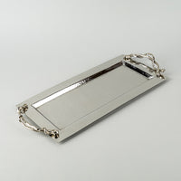 MICHAEL ARAM Wisteria Hammered Stainless Steel Tray
