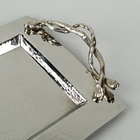 MICHAEL ARAM Wisteria Hammered Stainless Steel Tray