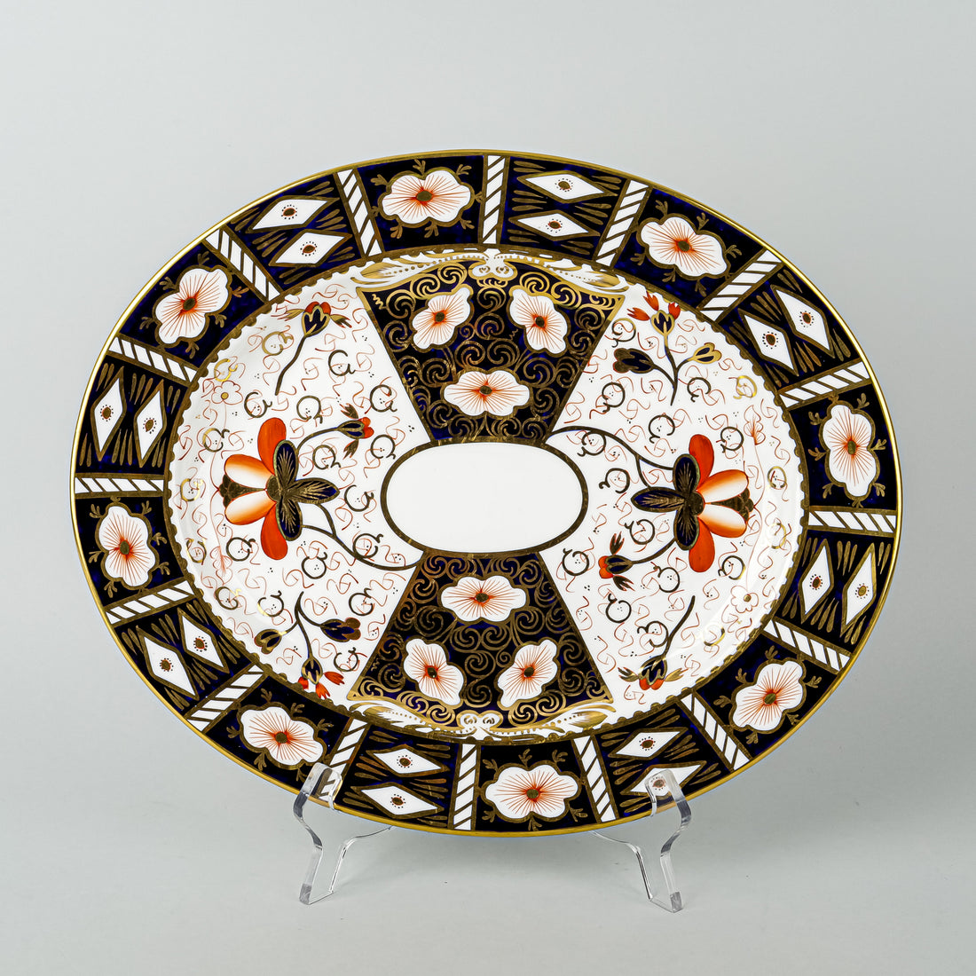ROYAL CROWN DERBY Traditional Imari 2451 Platter