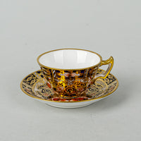 ROYAL CROWN DERBY Traditional Imari 2451 Miniature Tea And Coffee Set 10 Pieces