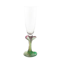 DAUM Nuture Pate De Verre Champagne Flute