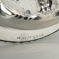 MERIDEN BRITANNIA CO Quadruple Plate Covered Butter Dish