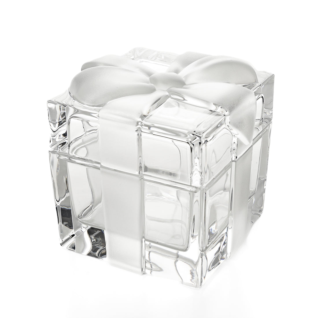 TIFFANY & CO Crystal Covered Gift Box w/Bow Tinket Box