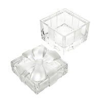 TIFFANY & CO Crystal Covered Gift Box w/Bow Tinket Box