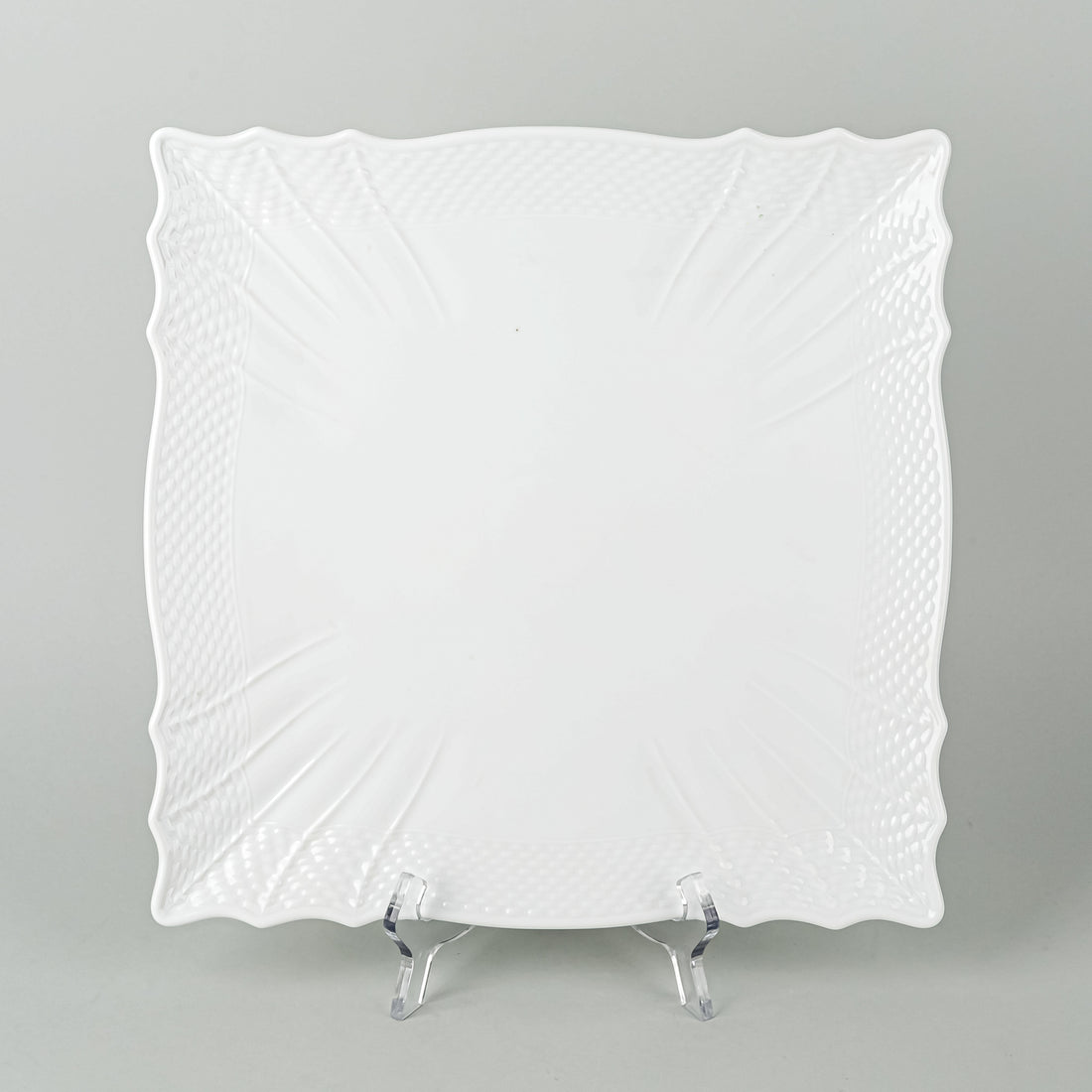 RICHARD GINORI Bianco Vecchio White Square Platter