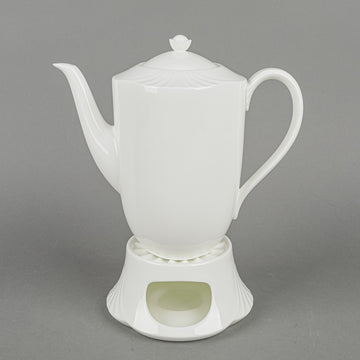 VILLEROY & BOCH Acro Weiss Coffee Pot With Lid And Warming Stand