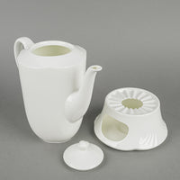 VILLEROY & BOCH Acro Weiss Coffee Pot With Lid And Warming Stand