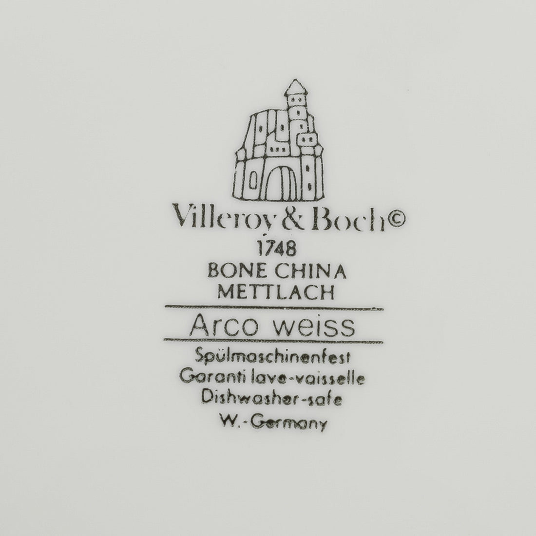 VILLEROY & BOCH Acro Weiss Covered Serving Dish