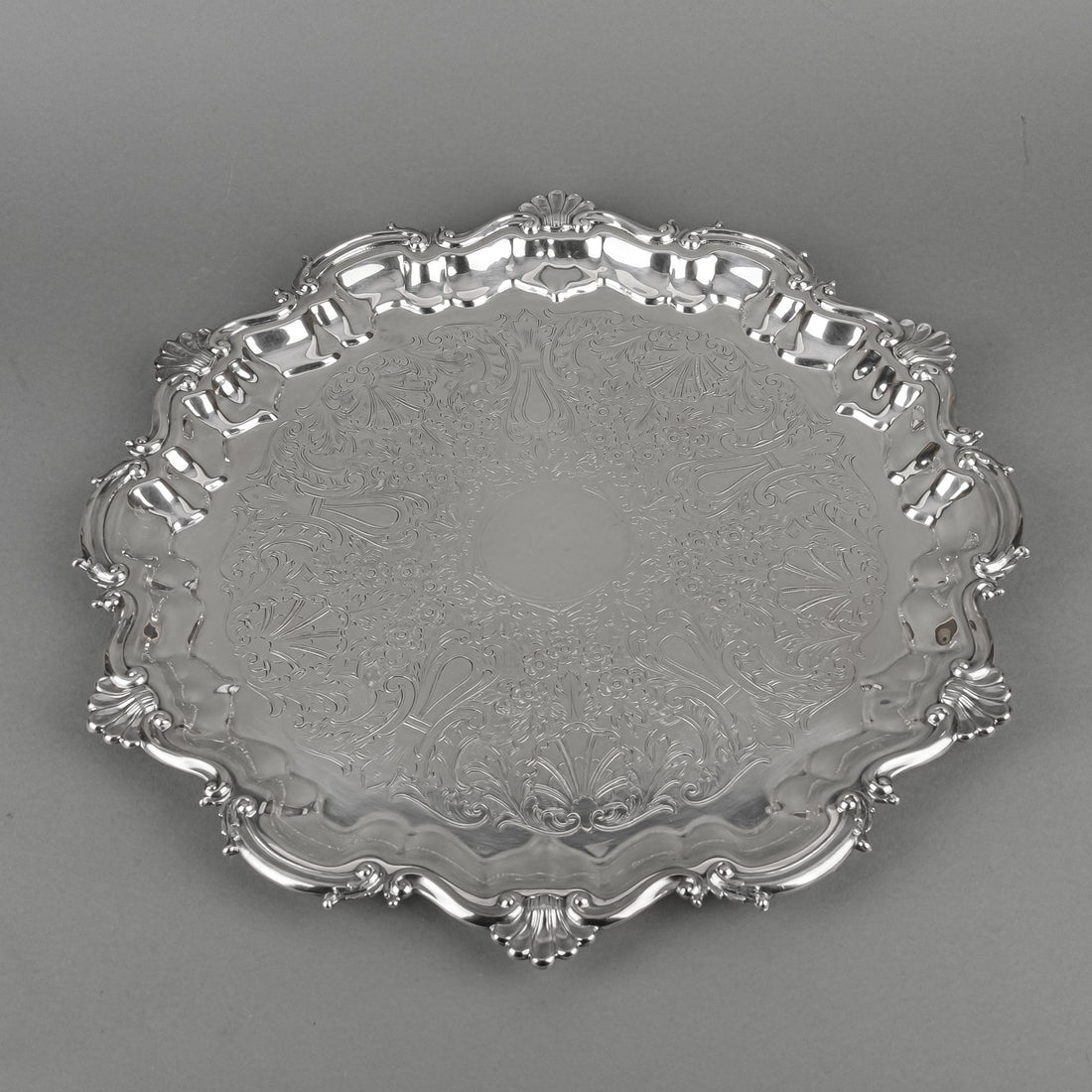 CDN SILVER CO Sheffield Reproduction Silverplate Tray
