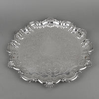 CDN SILVER CO Sheffield Reproduction Silverplate Tray