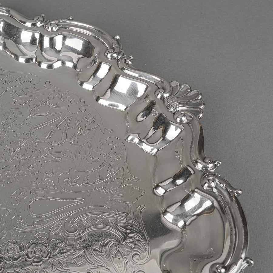 CDN SILVER CO Sheffield Reproduction Silverplate Tray