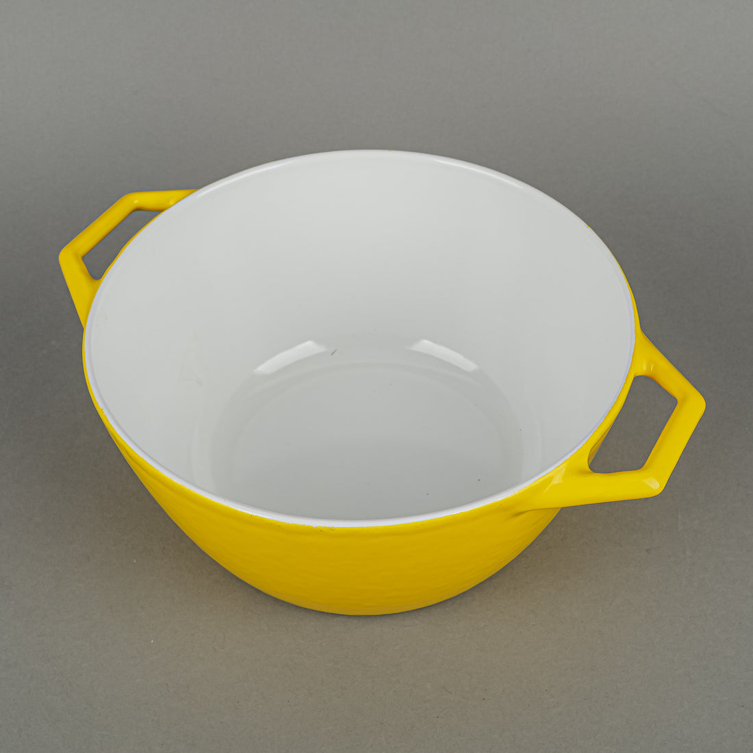 COPCO Michael Lax D2 Enamel Cast Iron Covered Casserole - Yellow