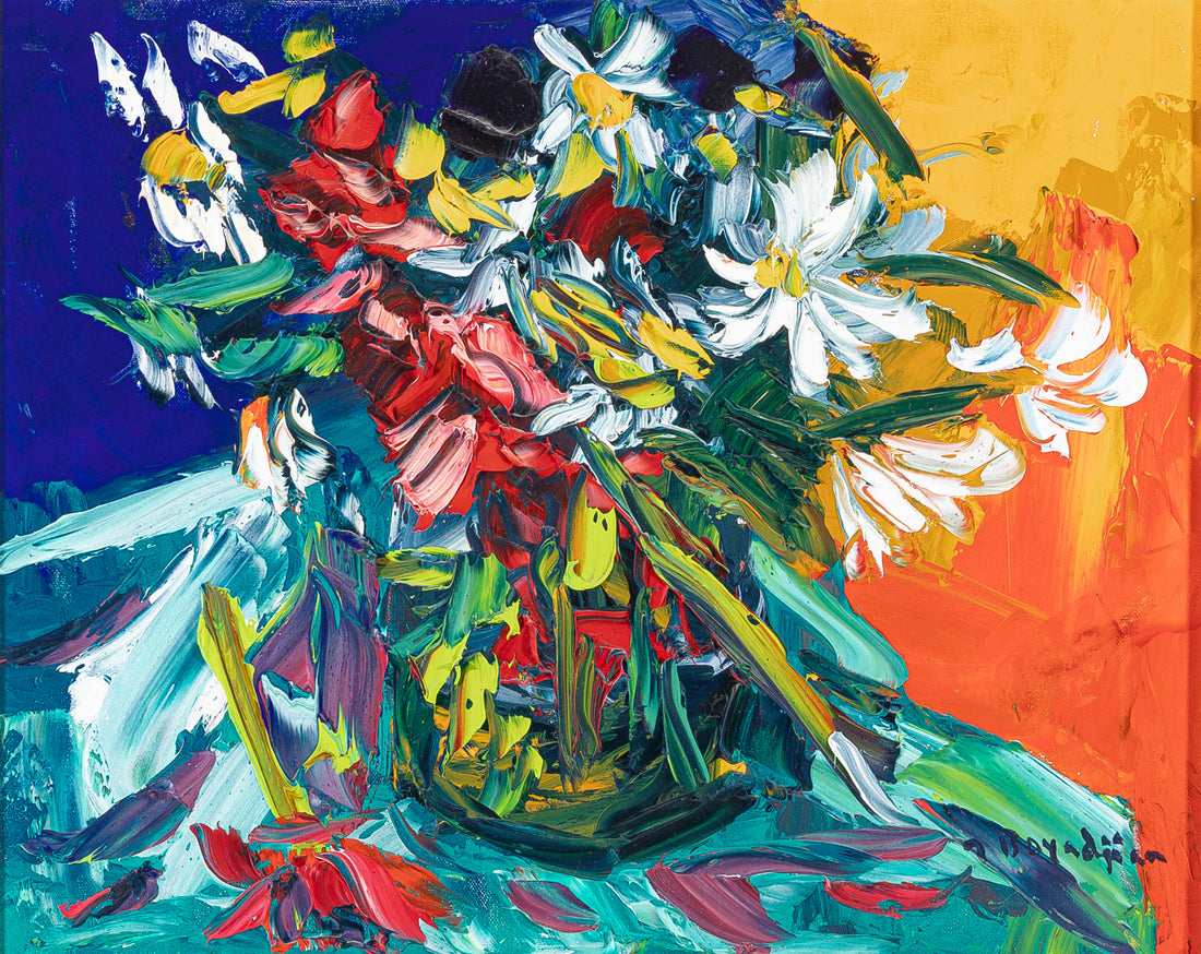 John Boyadjian (Canadian 1950) Still Life With Flowers