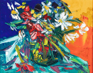 John Boyadjian (Canadian 1950) Still Life With Flowers