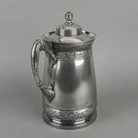 SIMPSON, HALL MILLER & CO Quadrulpe Plate Silverplate Water Jug