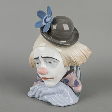 LLADRO Figurine Clown's Head Bowler Hat 5130