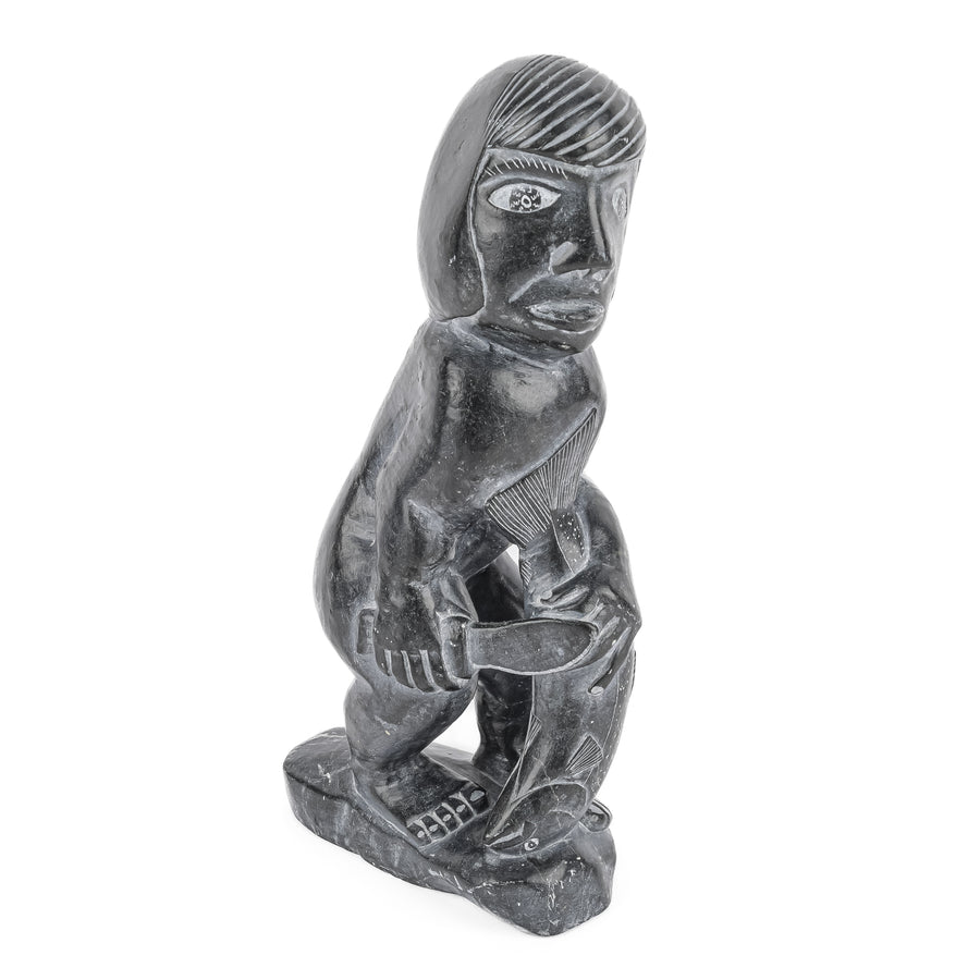 Ann Markossie (Coral Harbour/Sallit 1935) Figure With Fish