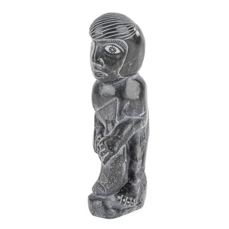 Ann Markossie (Coral Harbour/Sallit 1935) Figure With Fish