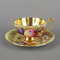 AYNSLEY Cup & Saucer Golden Orchard C746 - D.Jones/N.Brunt