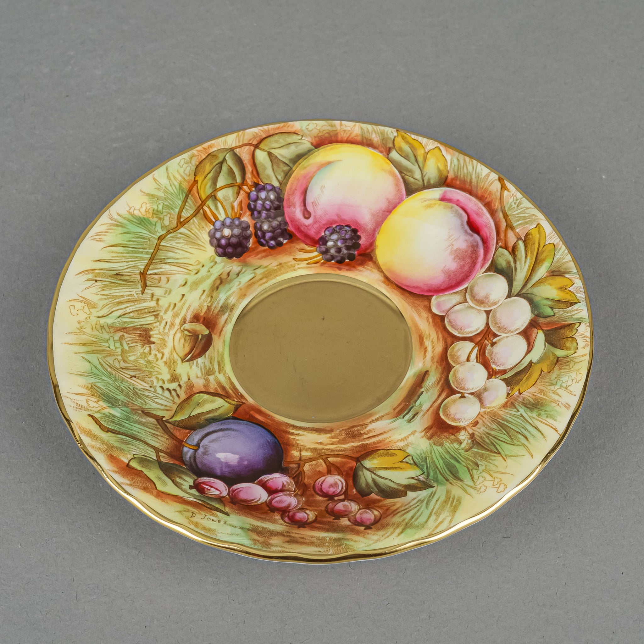 AYNSLEY Cup & Saucer Golden Orchard C746 - D.Jones/N.Brunt