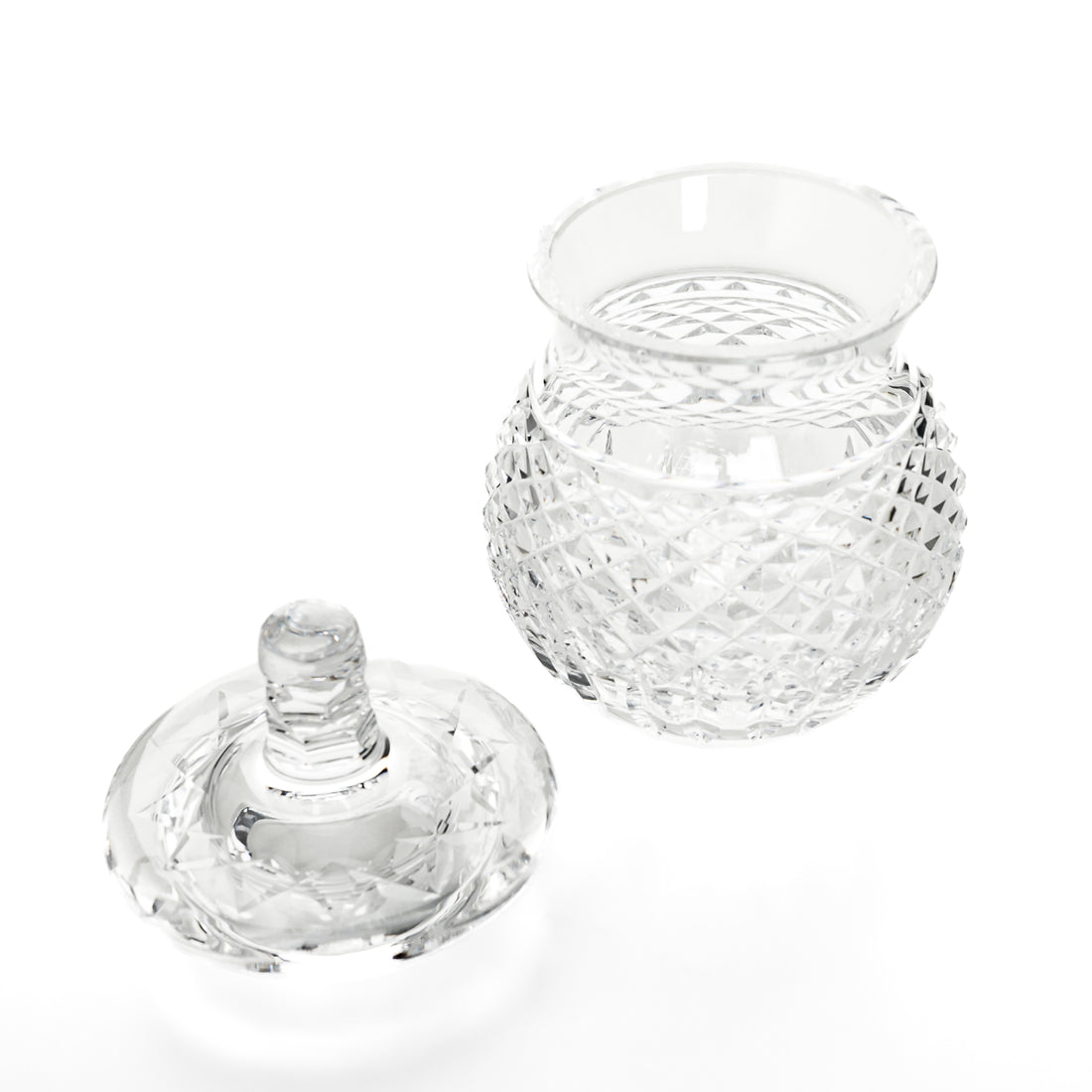 WATERFORD Cut Crystal Lidded Preserve Jar