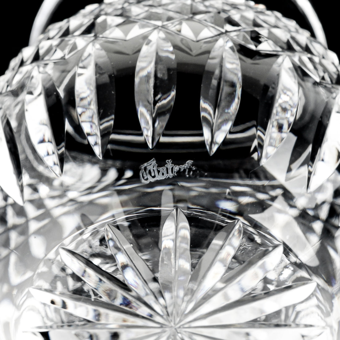 WATERFORD Cut Crystal Lidded Preserve Jar