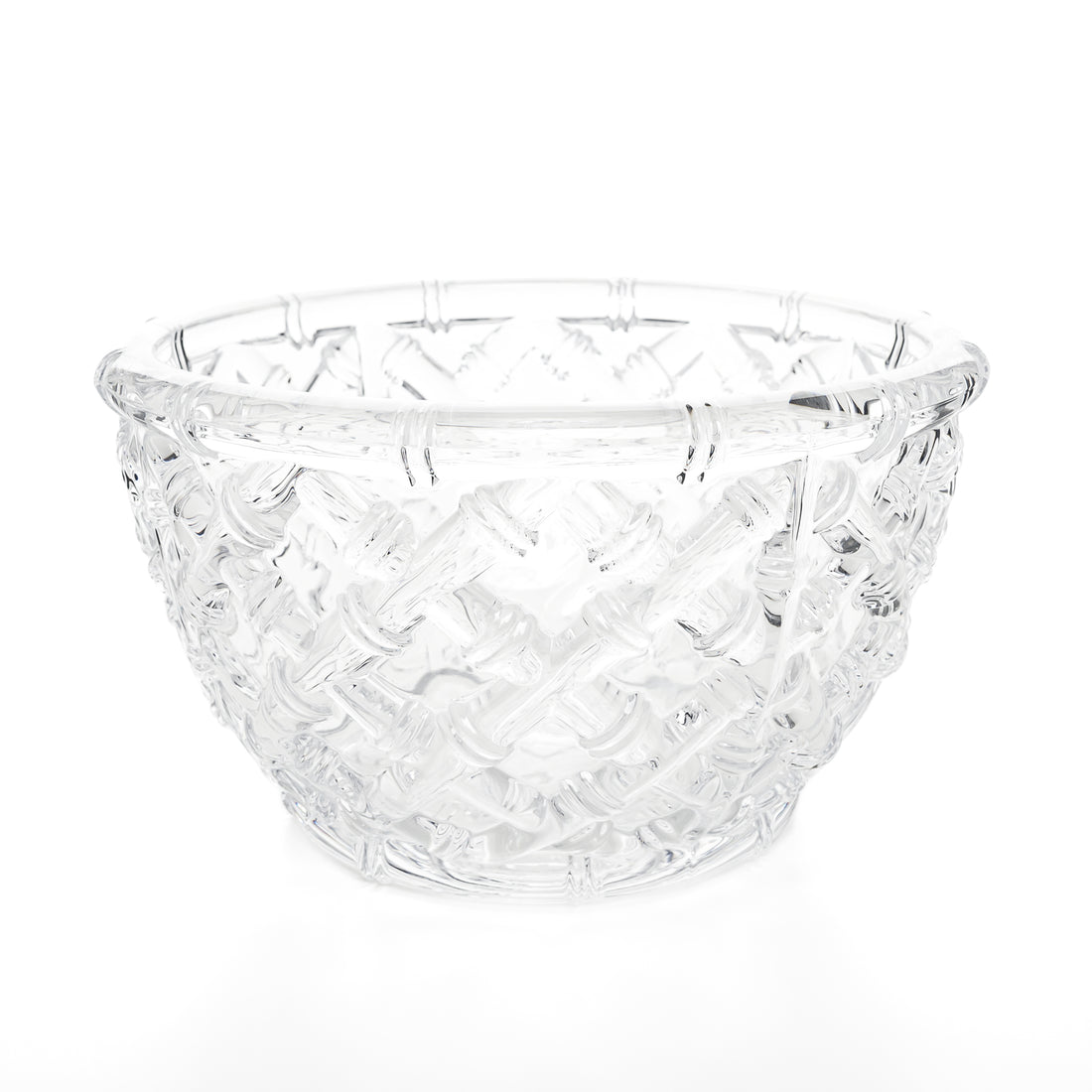 TIFFANY & CO Crystal BAMBOO Bowl