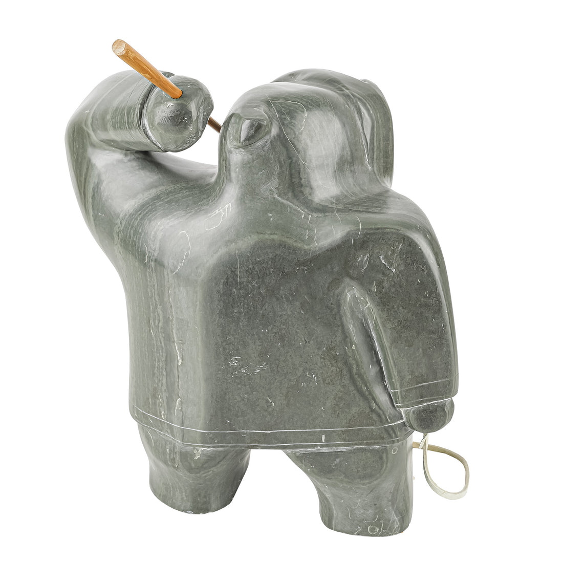 Attributed To Davidee Kavik (Nunavut 1915) Hunter With Spear