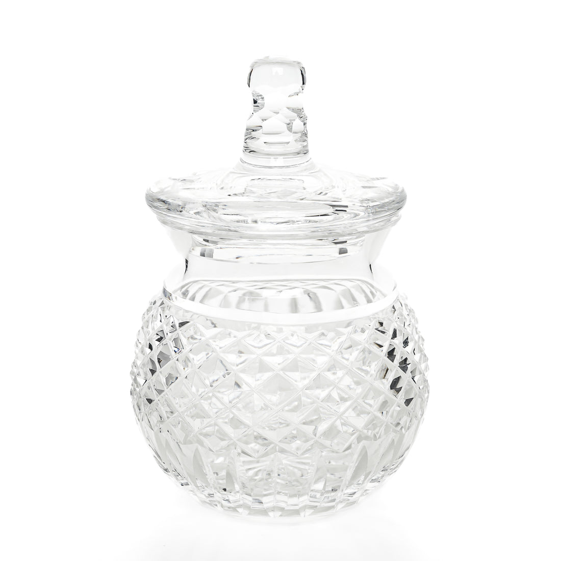 WATERFORD Cut Crystal Lidded Preserve Jar
