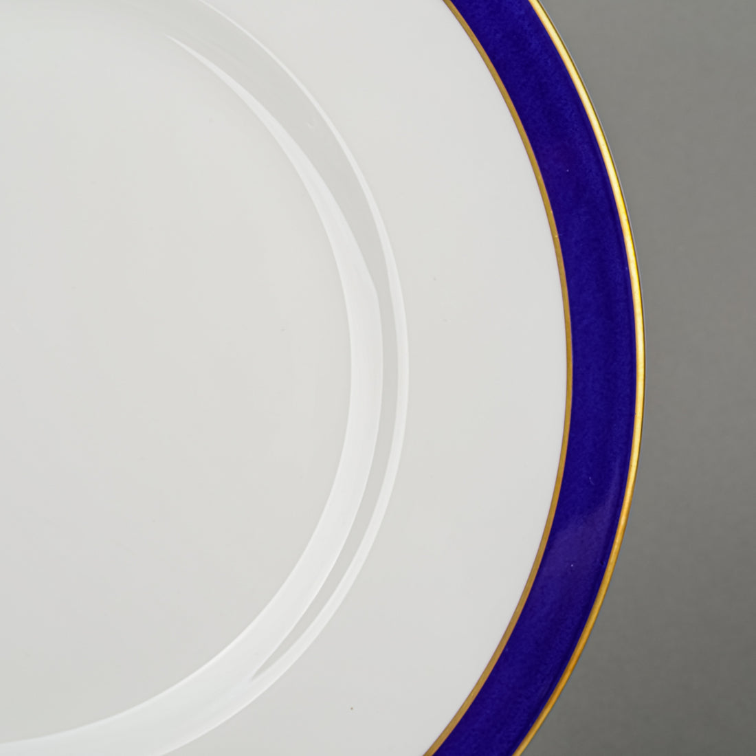 COALPORT Carlton Blue Dinner Plates Set Of 4