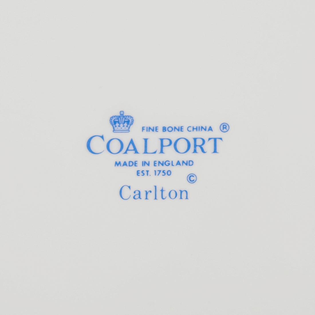 COALPORT Carlton Blue Dinner Plates Set Of 4