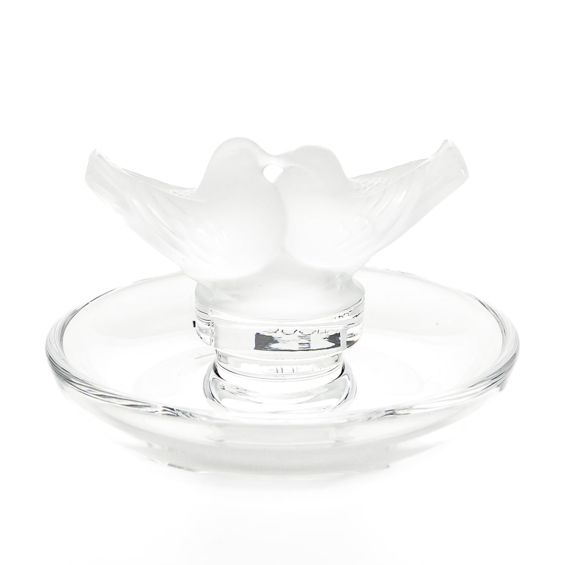LALIQUE Colombes/Lovebirds Ring Tray