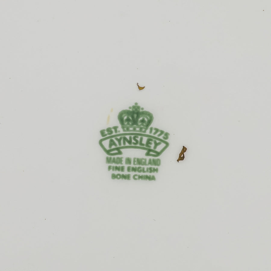 AYNSLEY D.Jones Orchard Fruit Gold Rim Dinner Plate