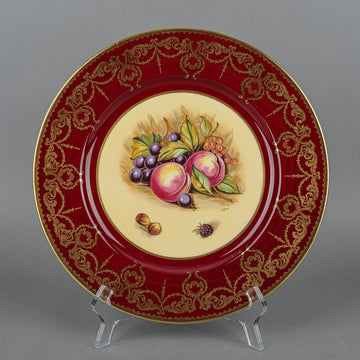 AYNSLEY D.Jones Orchard Fruit Red Band Dinner Plate