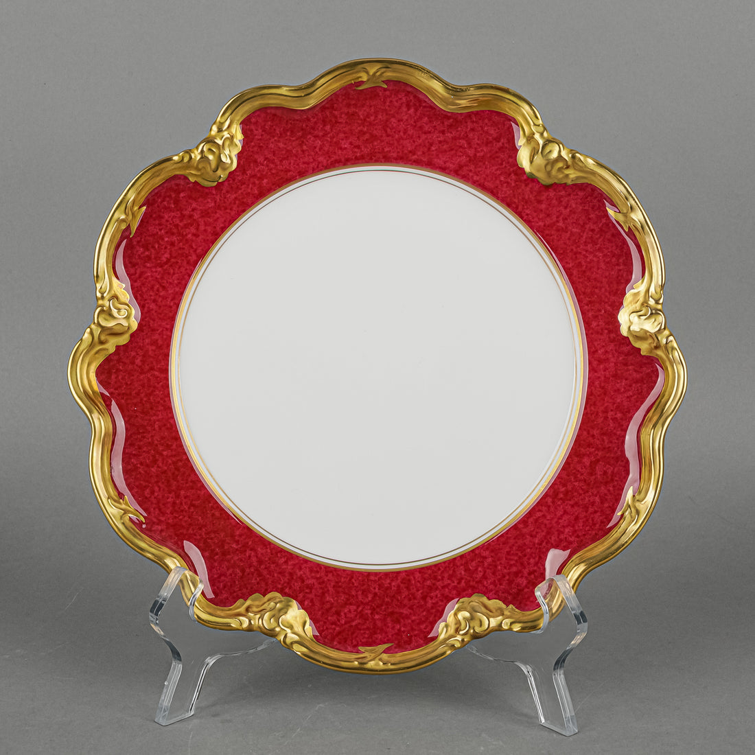 COALPORT Athlone Marone Salad/Dessert Plates Set Of 6