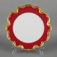 COALPORT Athlone Marone Salad/Dessert Plates Set Of 6